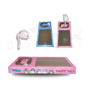 Rascador para gato con juguete raton Rascador para Gatos con juguete Ratón, Bolitas con Cascabel y Hierba Gatera Compra online con despacho a todo Chile. Envíos rápidos | Calidad garantizada | Accesorios para gatos en Chile| Recicla 