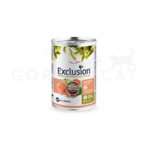 EXCLUSIÓN MEDITERRÁNEO PERRO SALMÓN 400GR